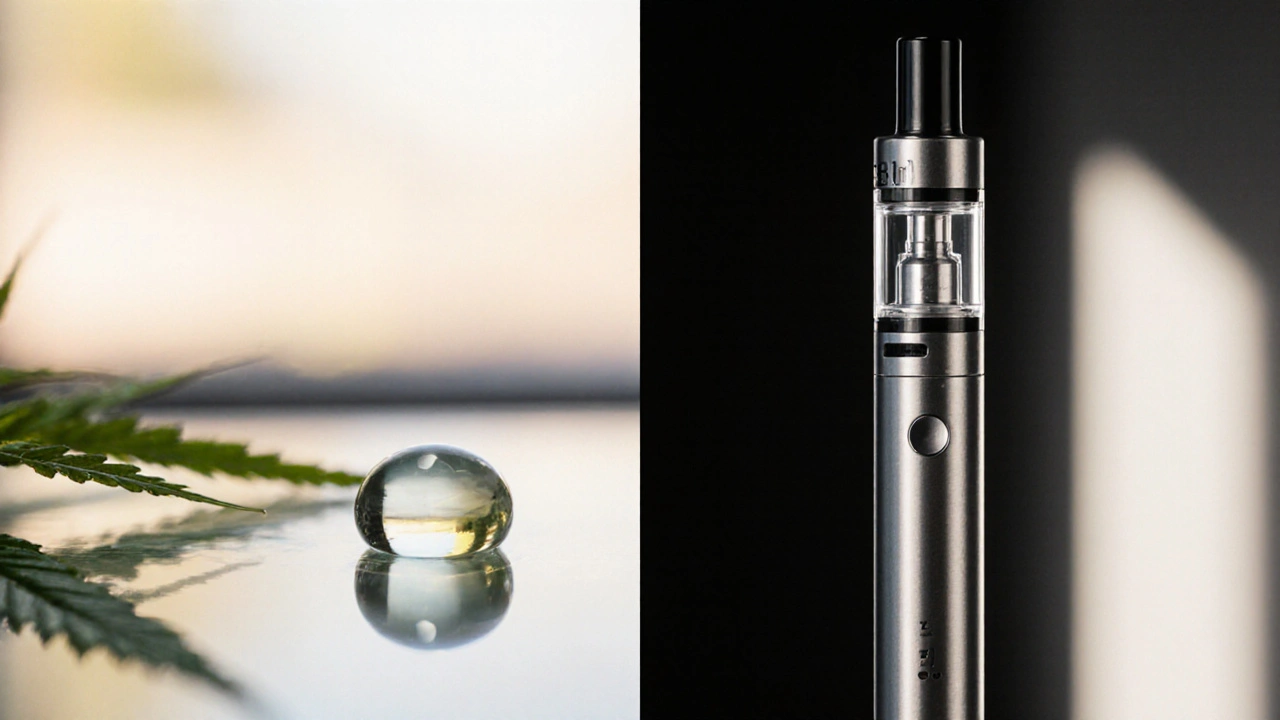 CBD a vape: rozdíly, zdraví a právní aspekty