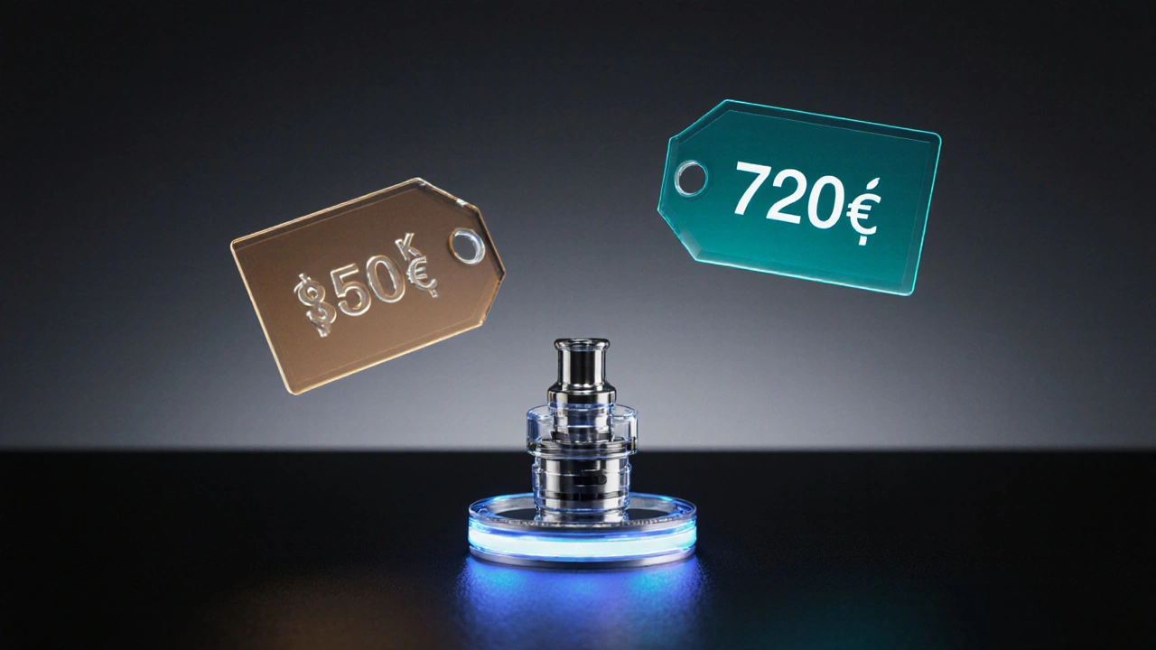 Jaká by měla být cena 1‑g cartrigu?