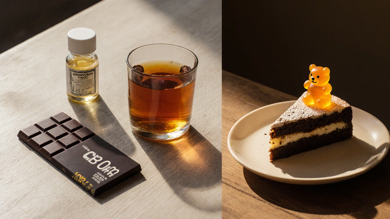 Jaké jsou dvě hlavní typy edibilů z konopí?