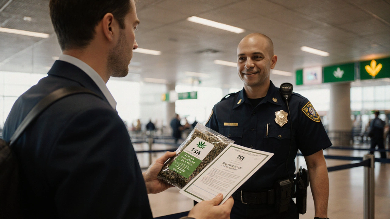 TSA se stará o CBD? Co musíte vědět při cestování s konopnými květy v USA