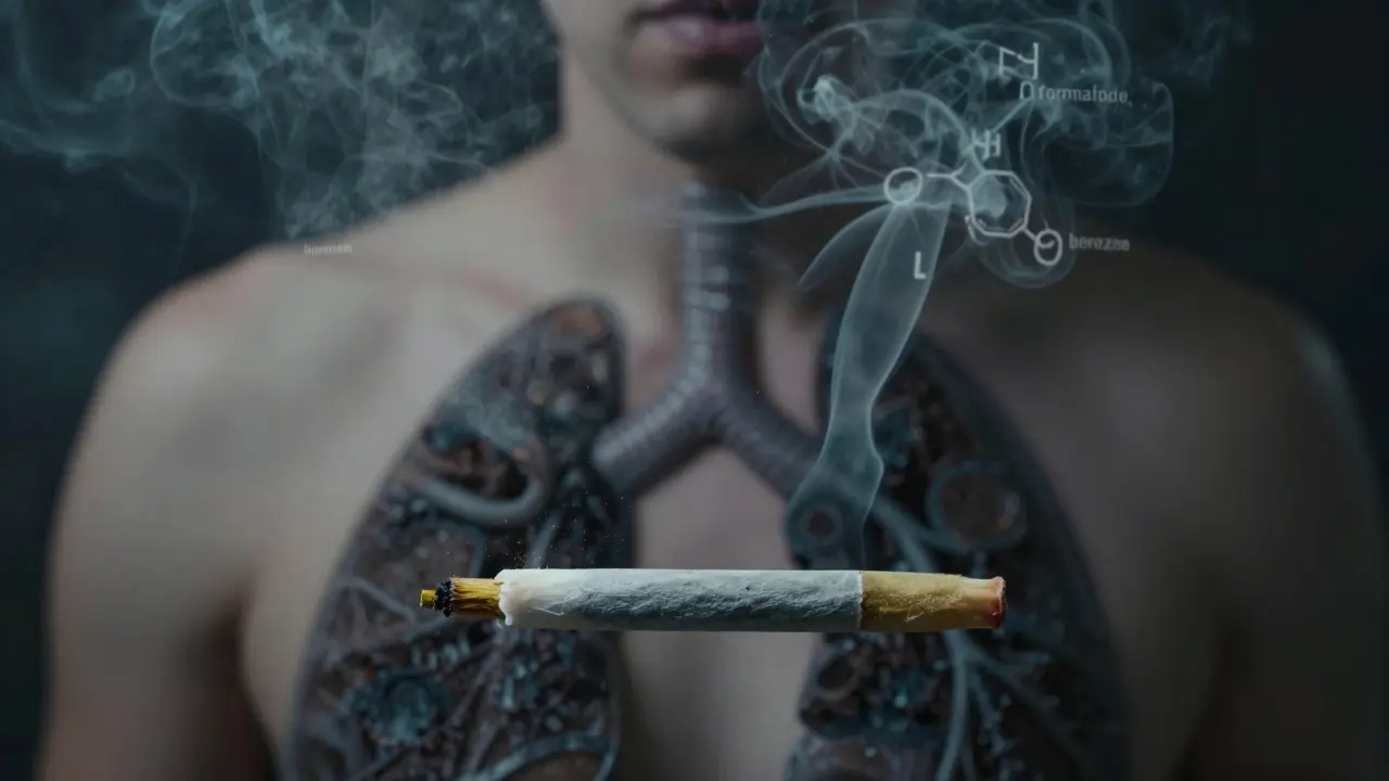 Může kouření CBD konopí poškodit plicní tkáň?