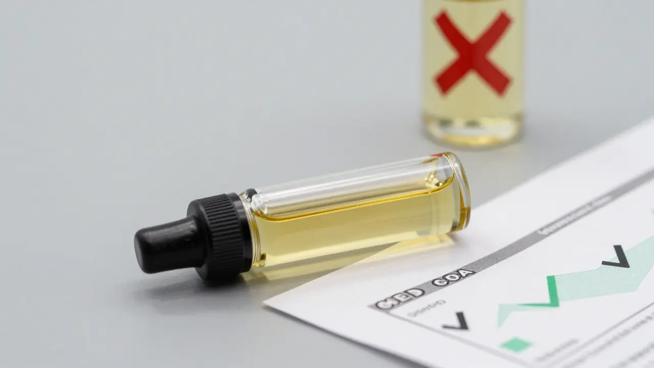 Kvapalinová náplň do vaporizéru vedle certifikátu analýzy