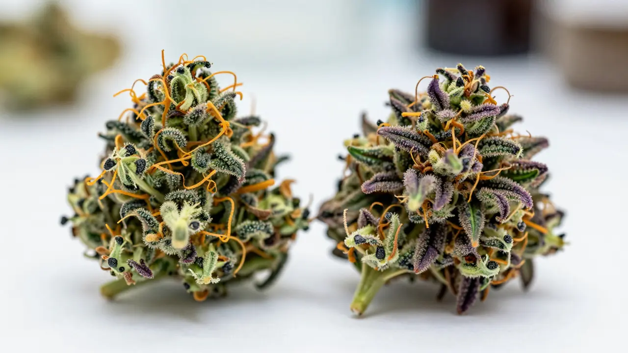 HHC květy: Sativa nebo Indika? Rozhoduje obsah THCa
