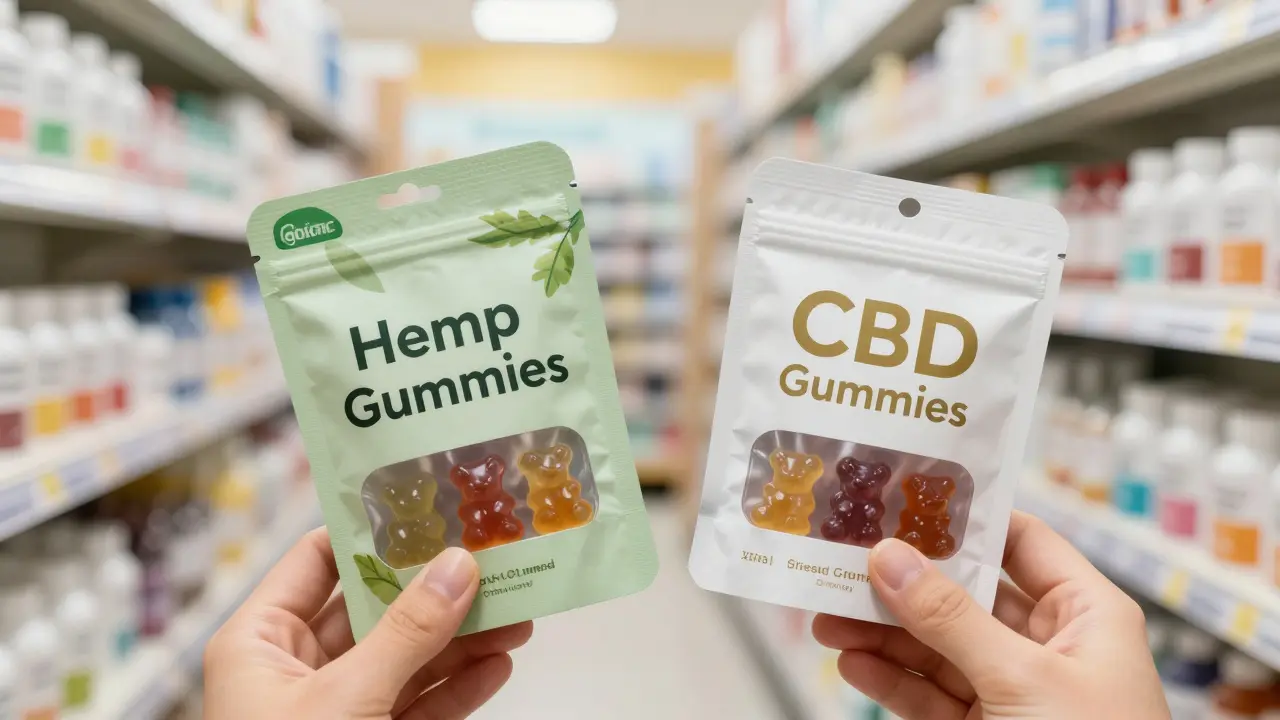 Hemp gummies vs CBD: Rozdíl, účinky a co si vybrat