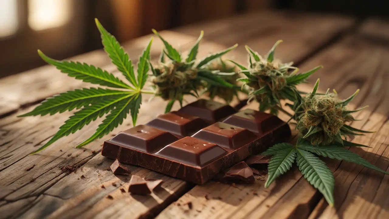 Jaká čokoláda vám dá přirozený high? Průvodce konopnými bonbóny